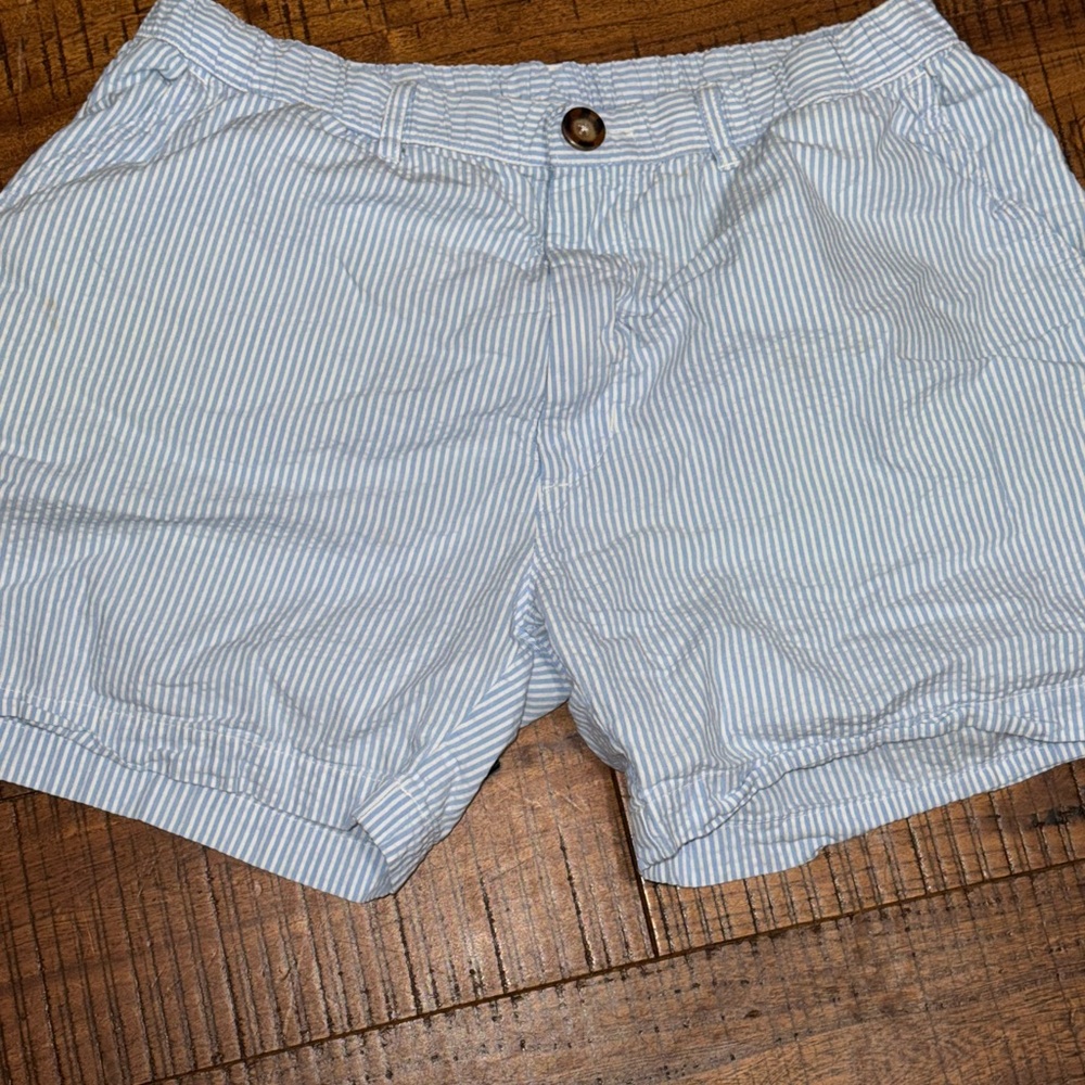 Chubbies Blue and White Bermudas with Casual Style